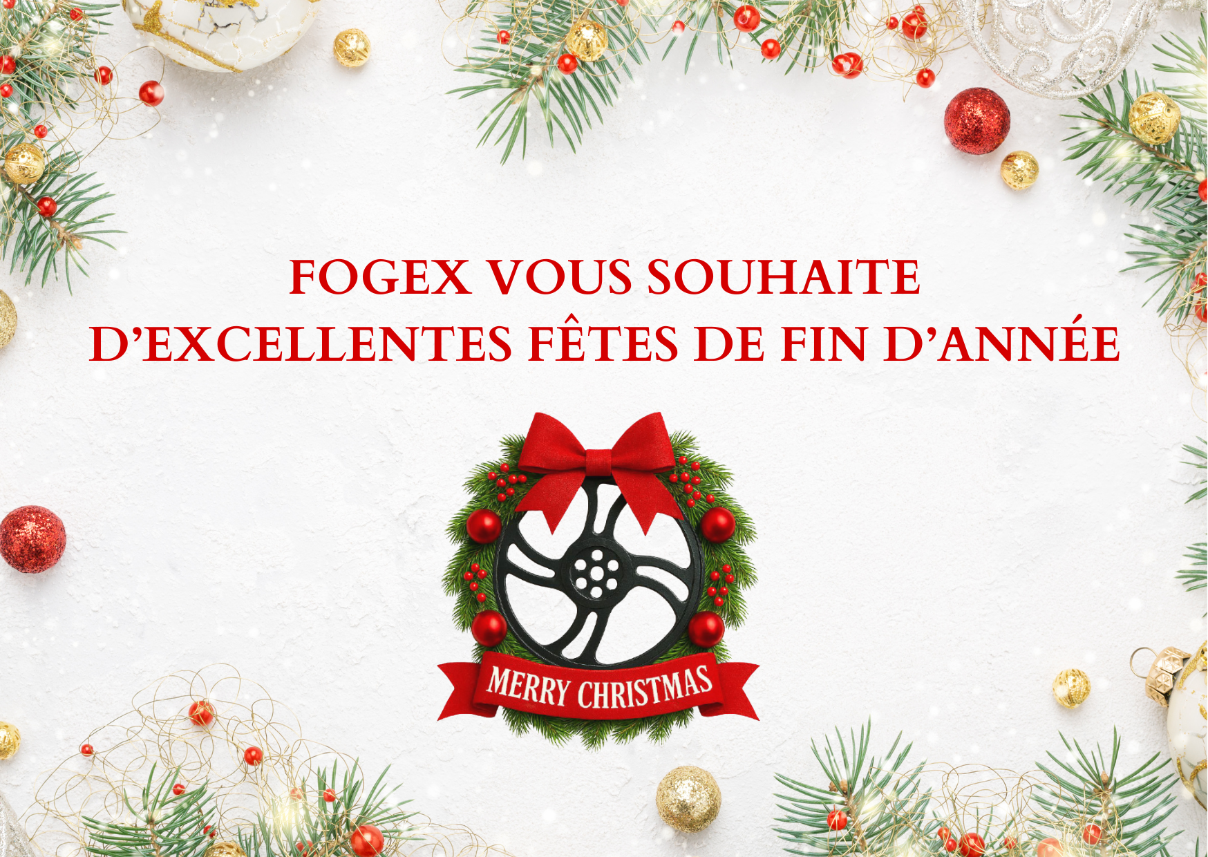 Fermeture des bureaux pour les fêtes de fin d’année